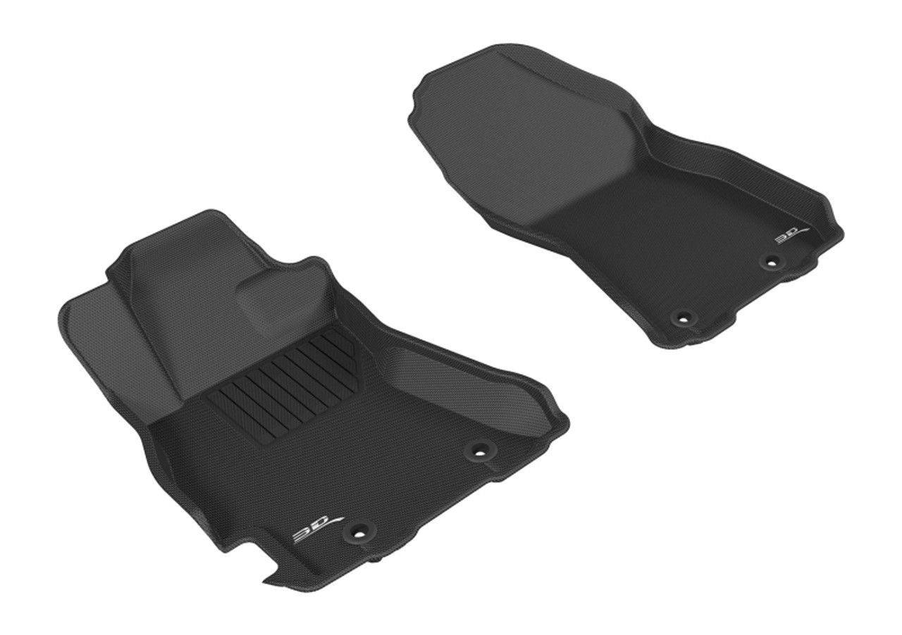 3D MAXpider 2015-2019 Subaru Legacy/Outback Kagu 1st Row Floormat - Black