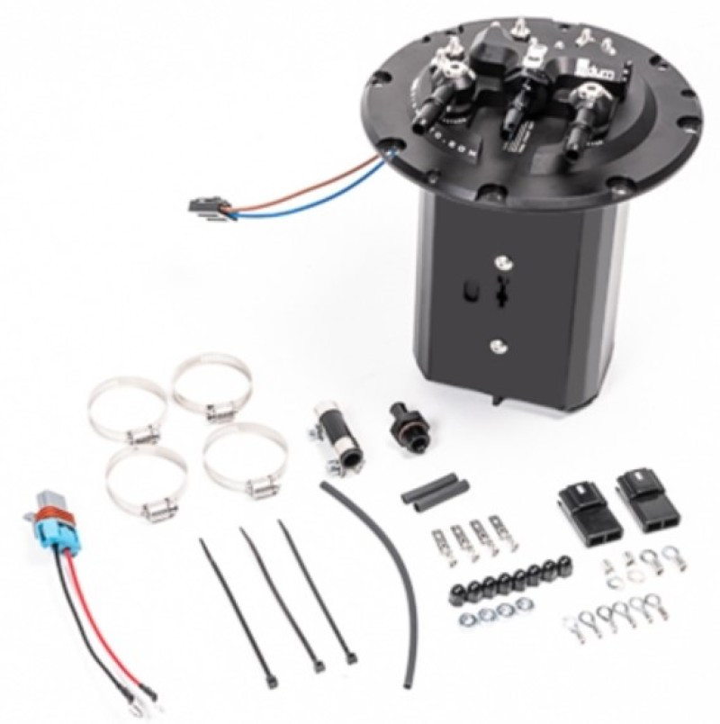 Radium Subaru Fuel Hanger For 2008-14 Subaru WRX, 08-21 STI, 08-14 FXT (Walbro GSS342 or AEM 50-1200) - Pumps Not Included - Layout