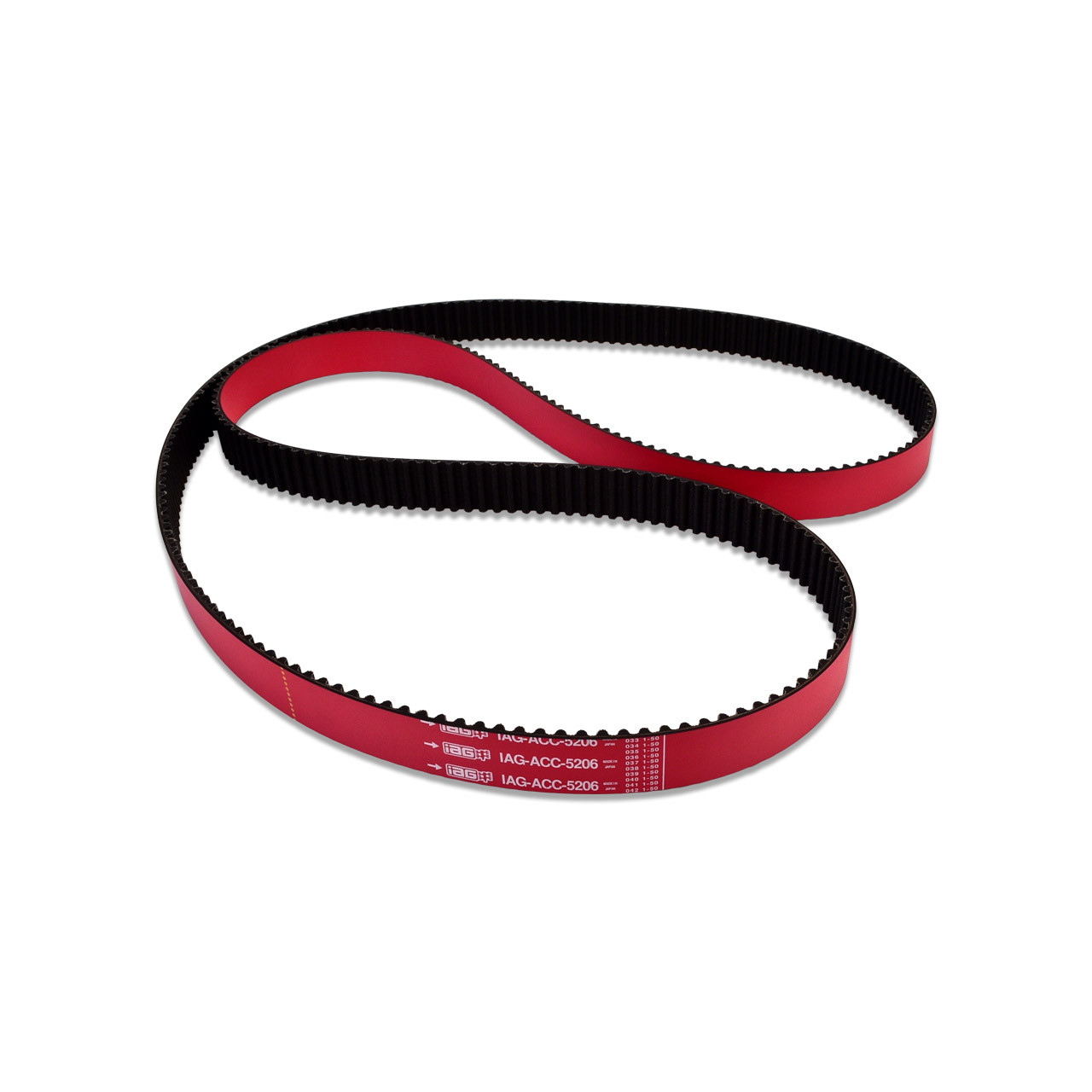 IAG Red Racing Timing Belt for 02-14 WRX, 04-21 STI, 04-13 Forester XT, 05-12 Legacy GT - Image 1