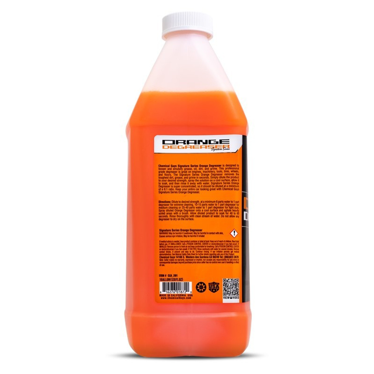 Chemical Guys Signature Series Orange Degreaser - 1 Gallon - Label