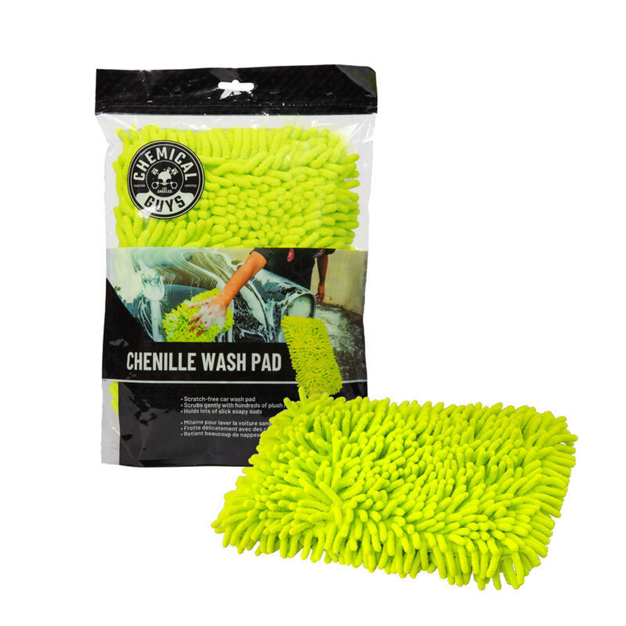Chemical Guys Chenille Microfiber Wash Pad - Case of 12 - MIC415