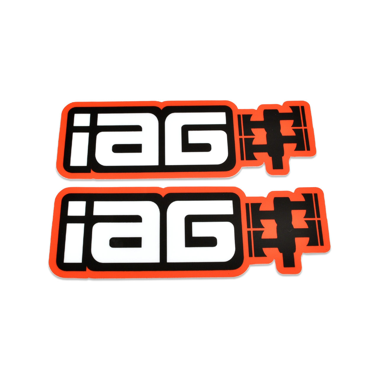 IAG Performance Boxer Logo Stickers