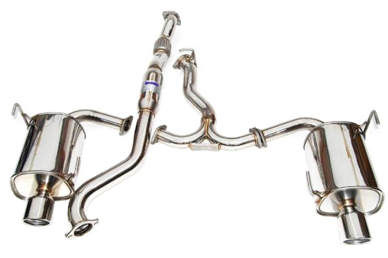 Invidia 08-09 WRX Sedan Q300 Dual Stainless Steel Tip Cat-back Exhaust - HS08SW4GT3