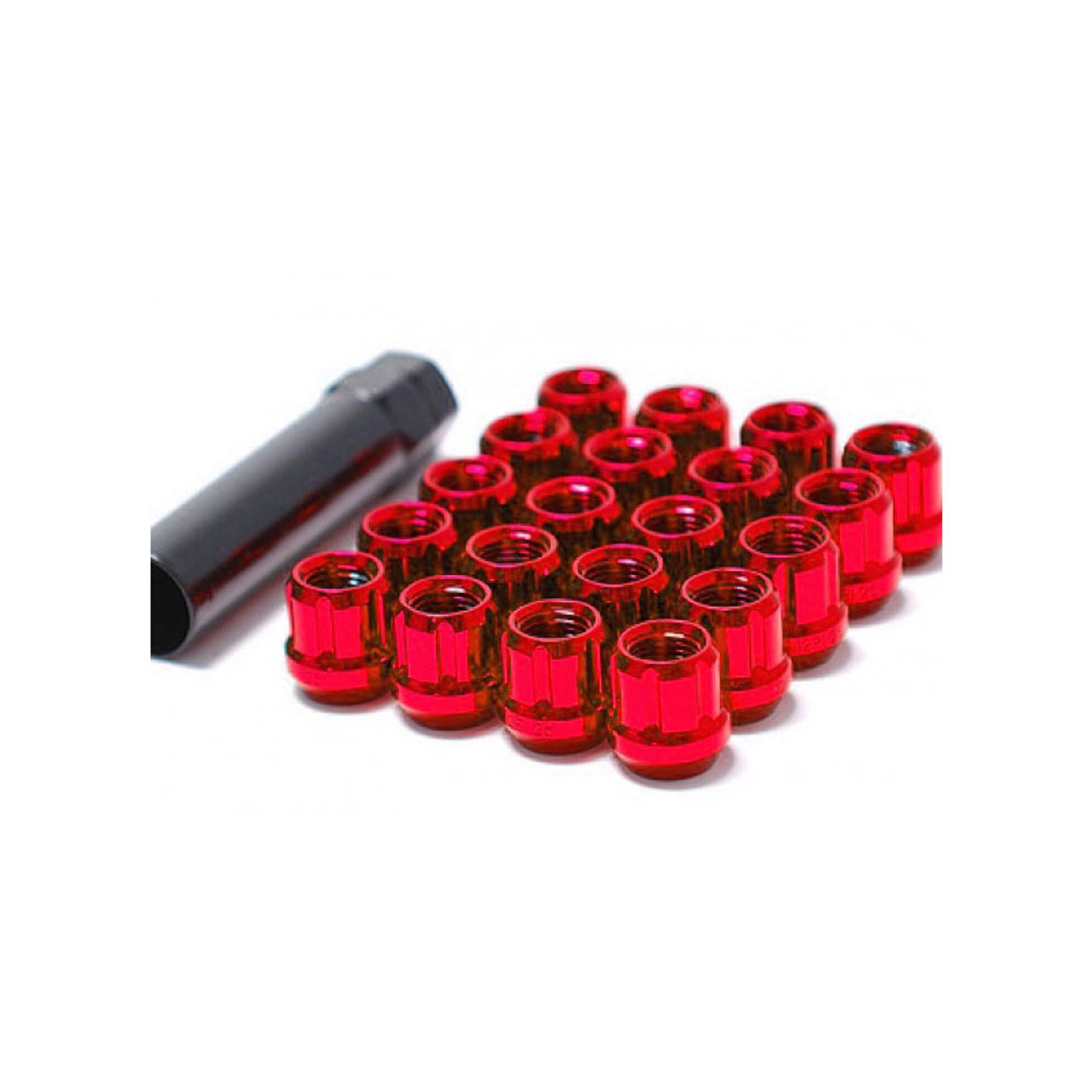 Muteki Open End Lug Nuts - Red 12x1.50