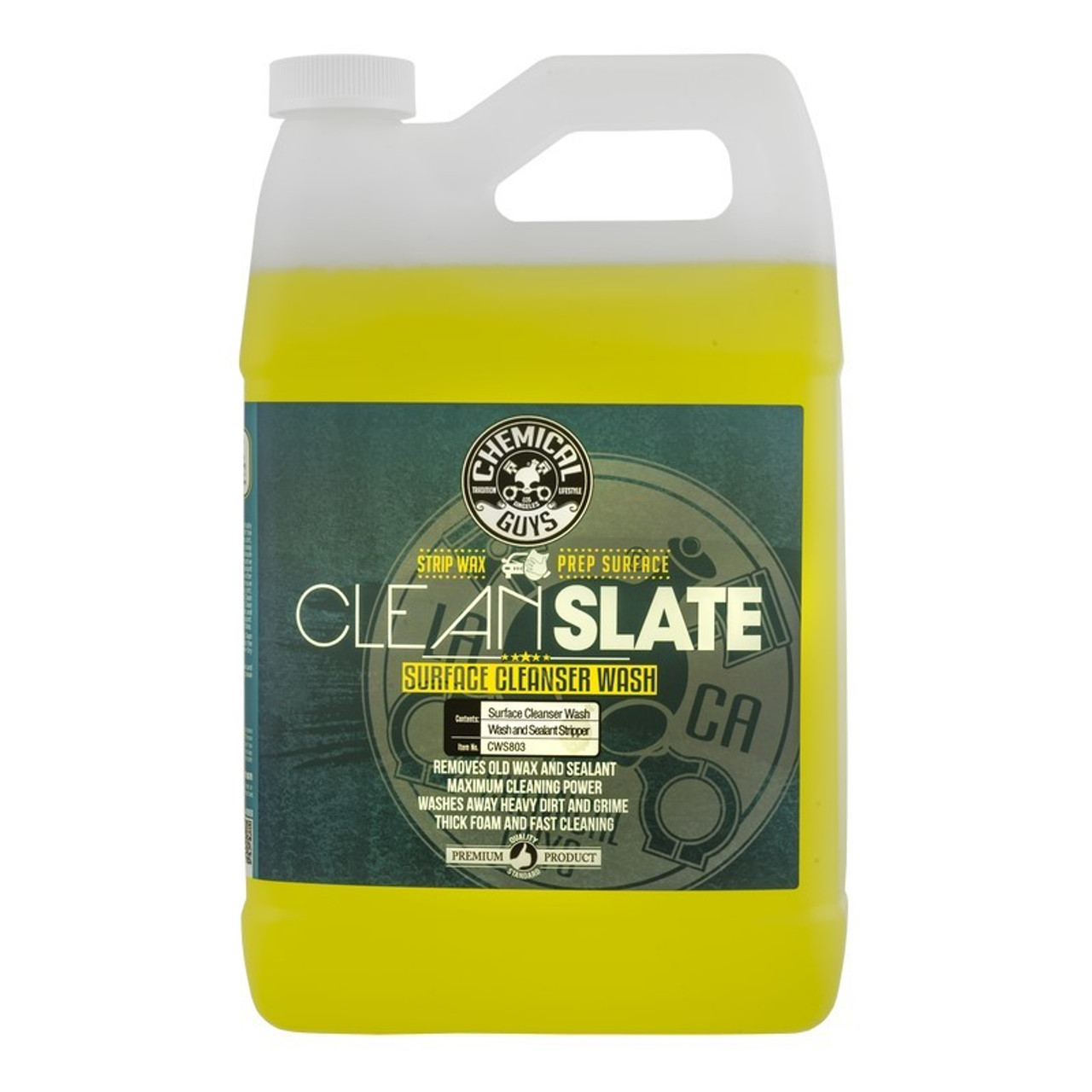 Chemical Guys Clean Slate Surface Cleanser Wash Soap - 1 Gallon