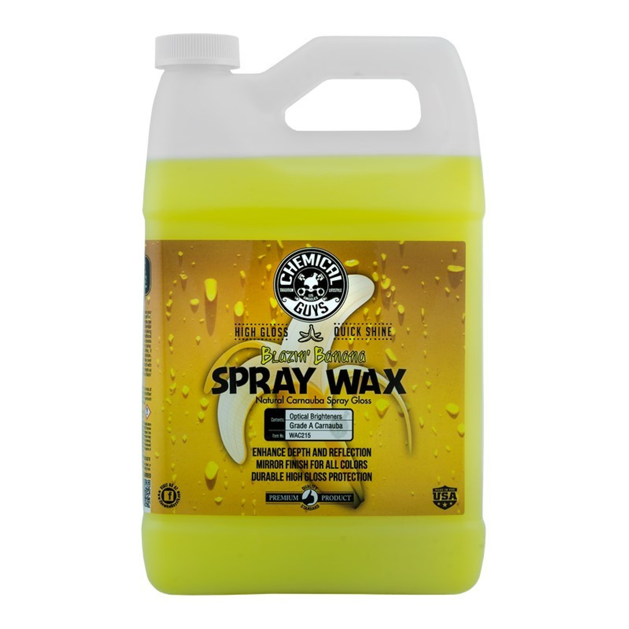 Chemical Guys Sudpreme Wash & Wax Extreme Shine Foaming Car Wash and Wax  Soap, 64oz 