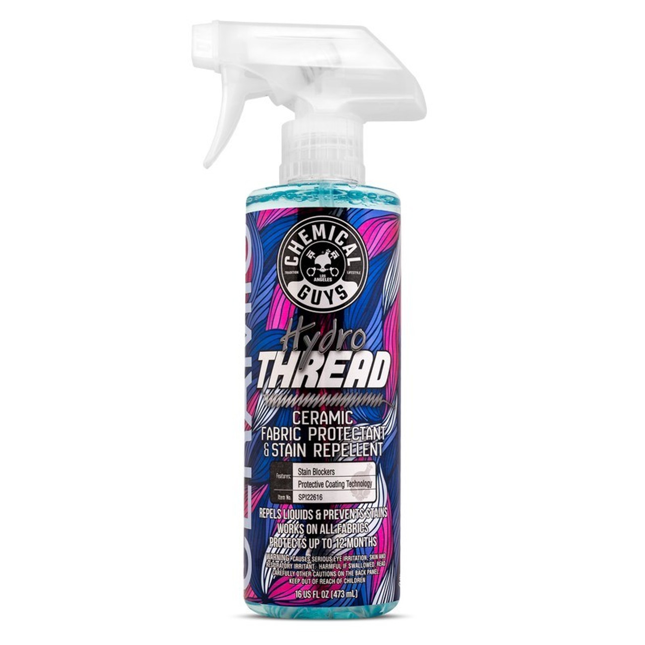 Chemical Guys HydroThread Ceramic Fabric Protectant & Stain Repellent -  16oz - Single