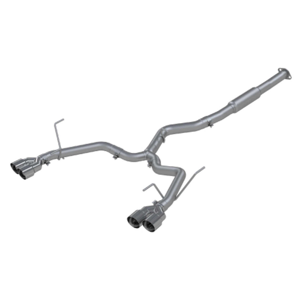 MBRP 15-21 Subaru WRX 2.0L/STI 2.5L 3in Dual Split Rear Exit w/ 3.5in Tips - T304 (Race Version) - S4802304