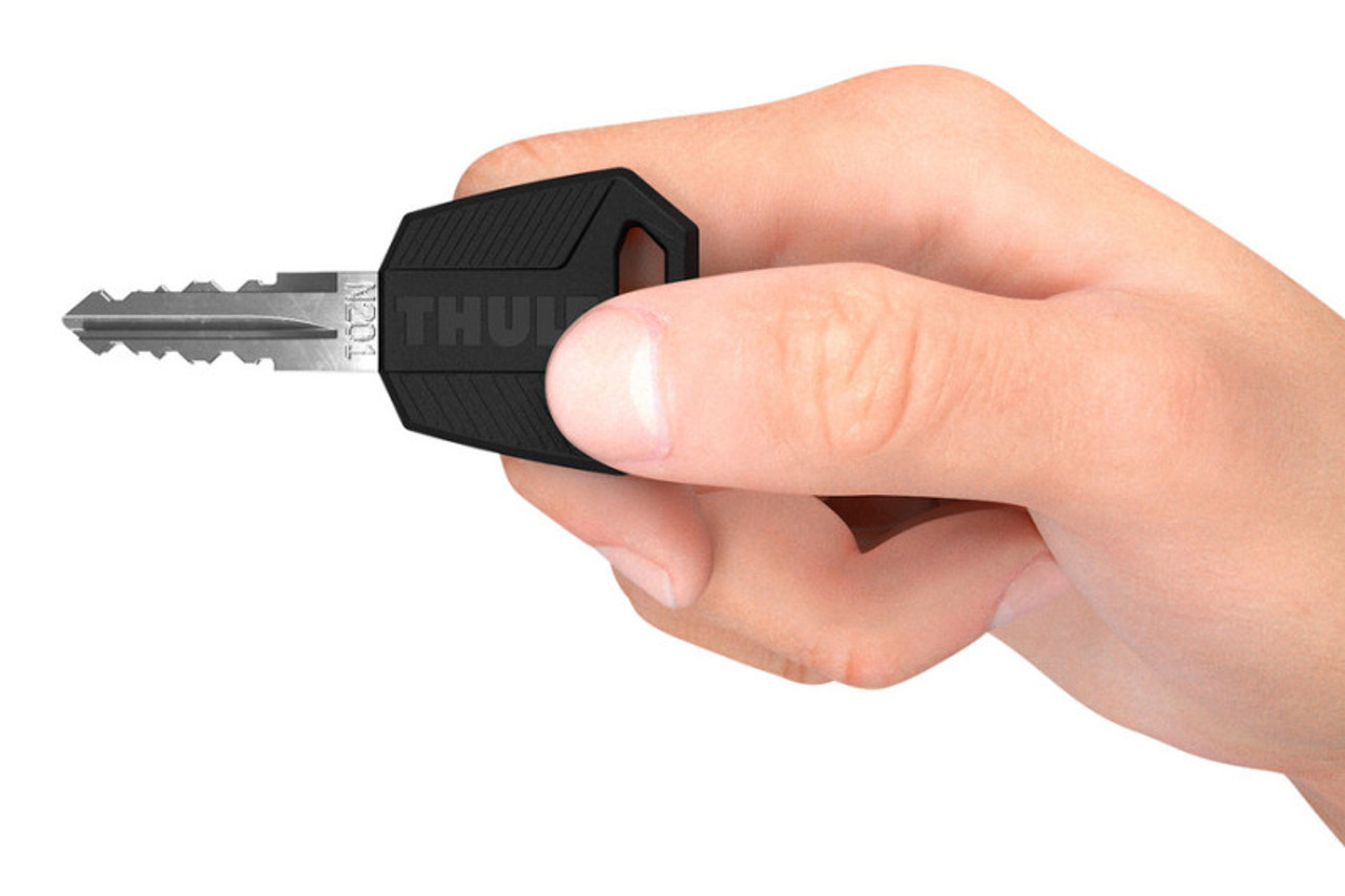 Thule One-Key System 4-Pack (Includes 4 Locks/1 Key) - Silver - 450400 - In use