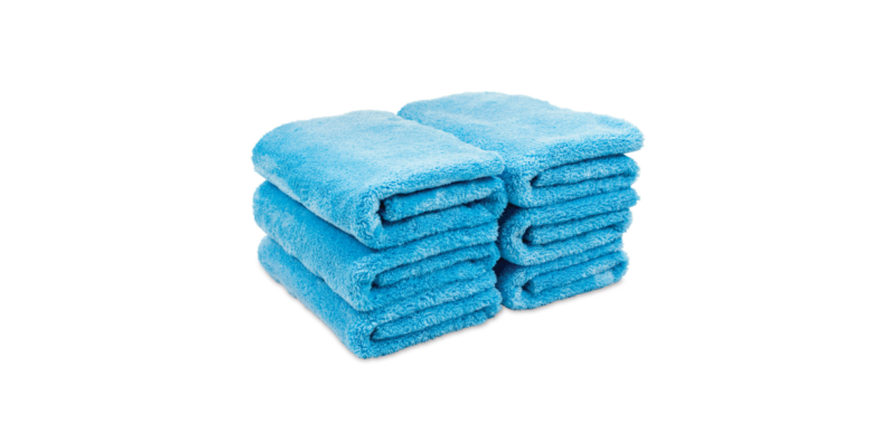 Griots Garage Microfiber Plush Edgeless Towels (Set of 6)