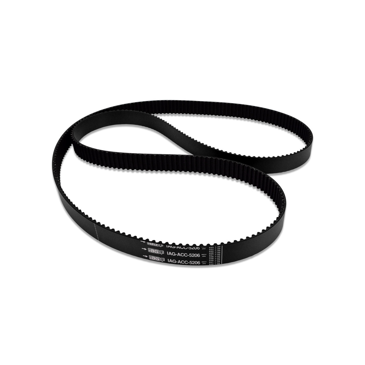 IAG Black Racing Timing Belt for 02-14 WRX, 04-21 STI, 04-13 Forester XT, 05-12 Legacy GT - Image 1