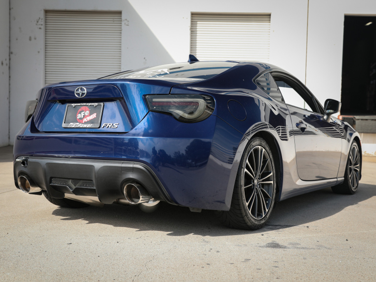 aFe Takeda 2.5in 304 Stainless Steel Cat-Back Exhaust for 2013+ Subaru BRZ/2012+ Toyota 86/GR86- 49-36023-1P - Mounted