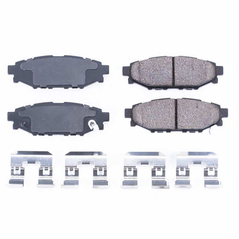 Power Stop 13-16 Subaru BRZ Rear Z17 Evolution Ceramic Brake Pads