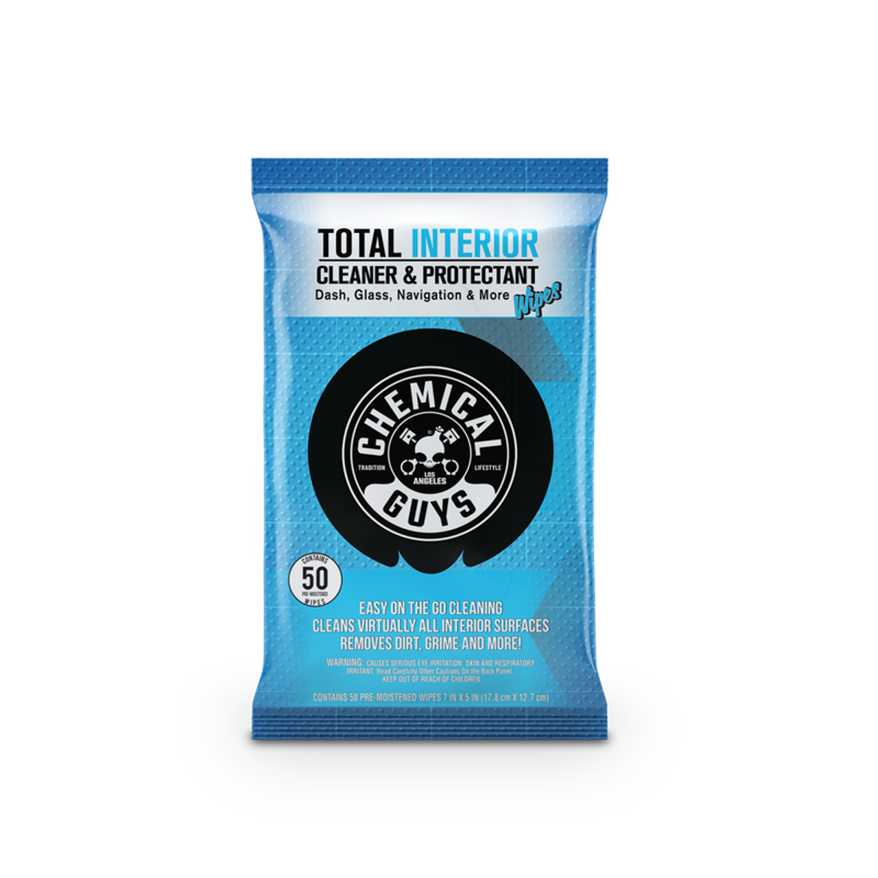 Chemical Guys Total Interior Cleaner & Protectant Wipes - 50ct