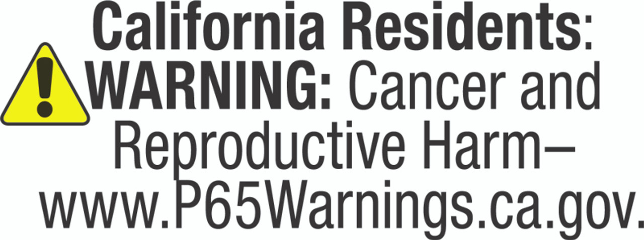 P65 Warning