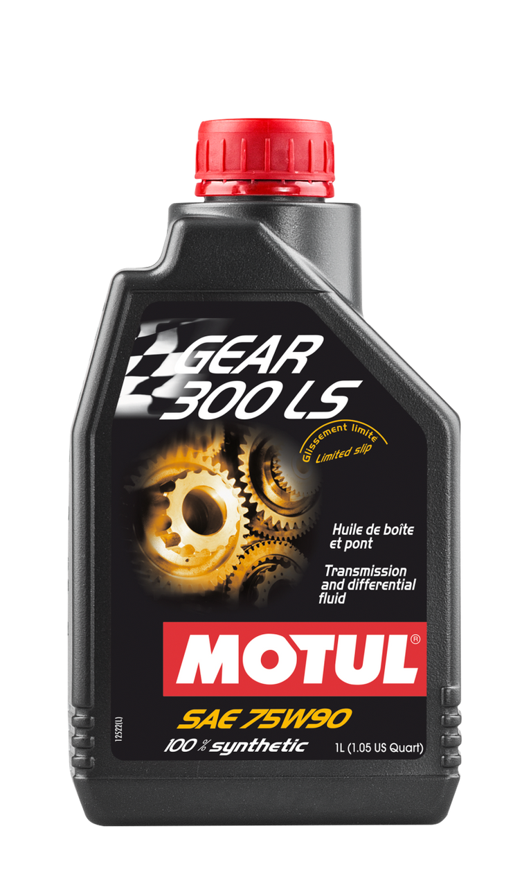 MOTUL Gear 300 LS 75W90 DSG Transmission Fluid - 12x1L (Case of 12) - 105778 - Close-up