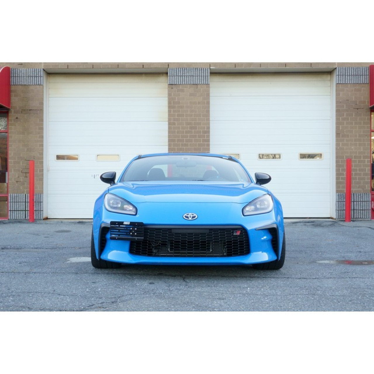 Turbo XS 22-23 Subaru BRZ/Toyota GR86 Towtag License Plate Relocation Kit - TOWTAG-BRZ22 - Installed