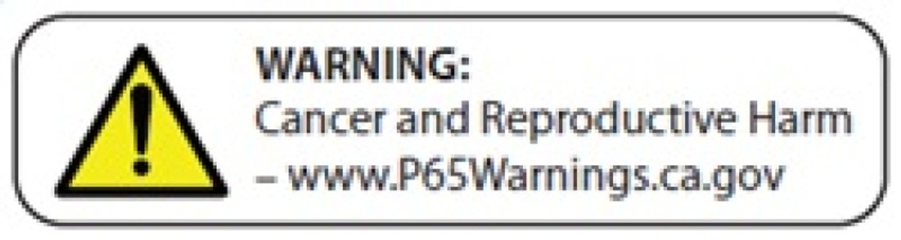 P65 Warning