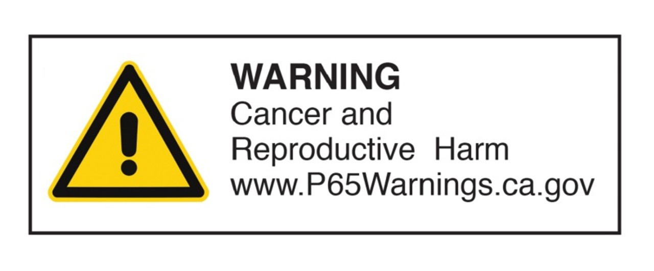 P65 Warning