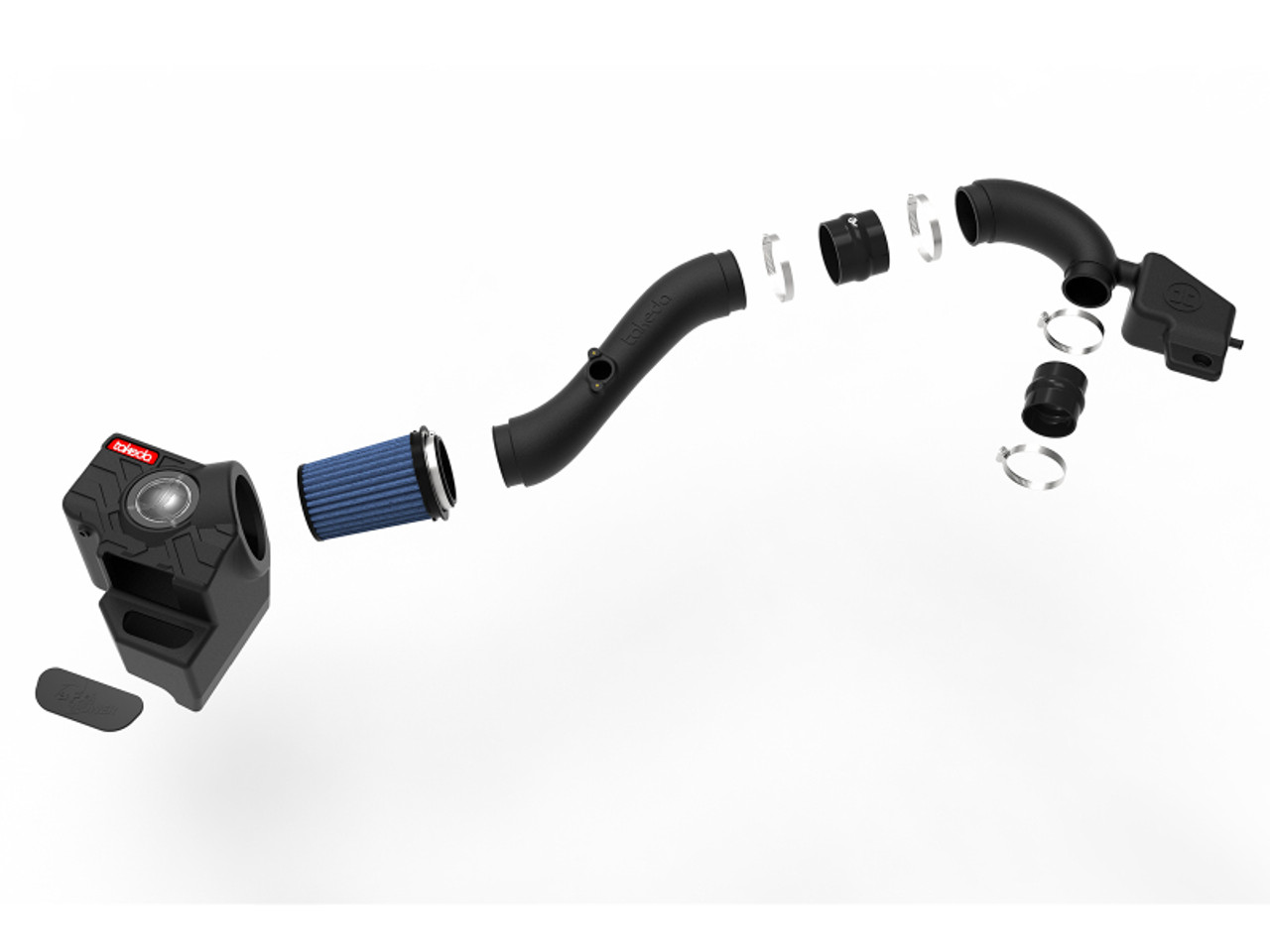 aFe Takeda Momentum Cold Air Intake System w/ Pro 5R Media 18-19 Subaru Crosstrek H4-2.0L - 56-70010R - Unmounted 3