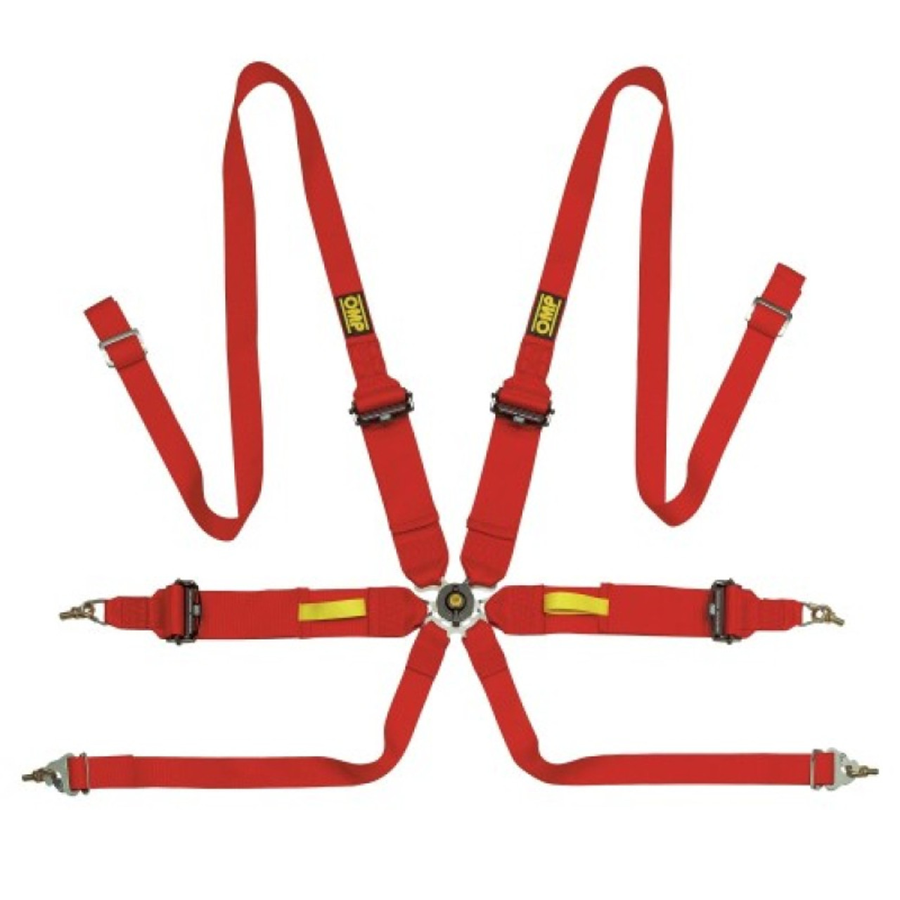 OMP Tecnica 3/2 Safety Harness - Red - DA0-0203-A02-061