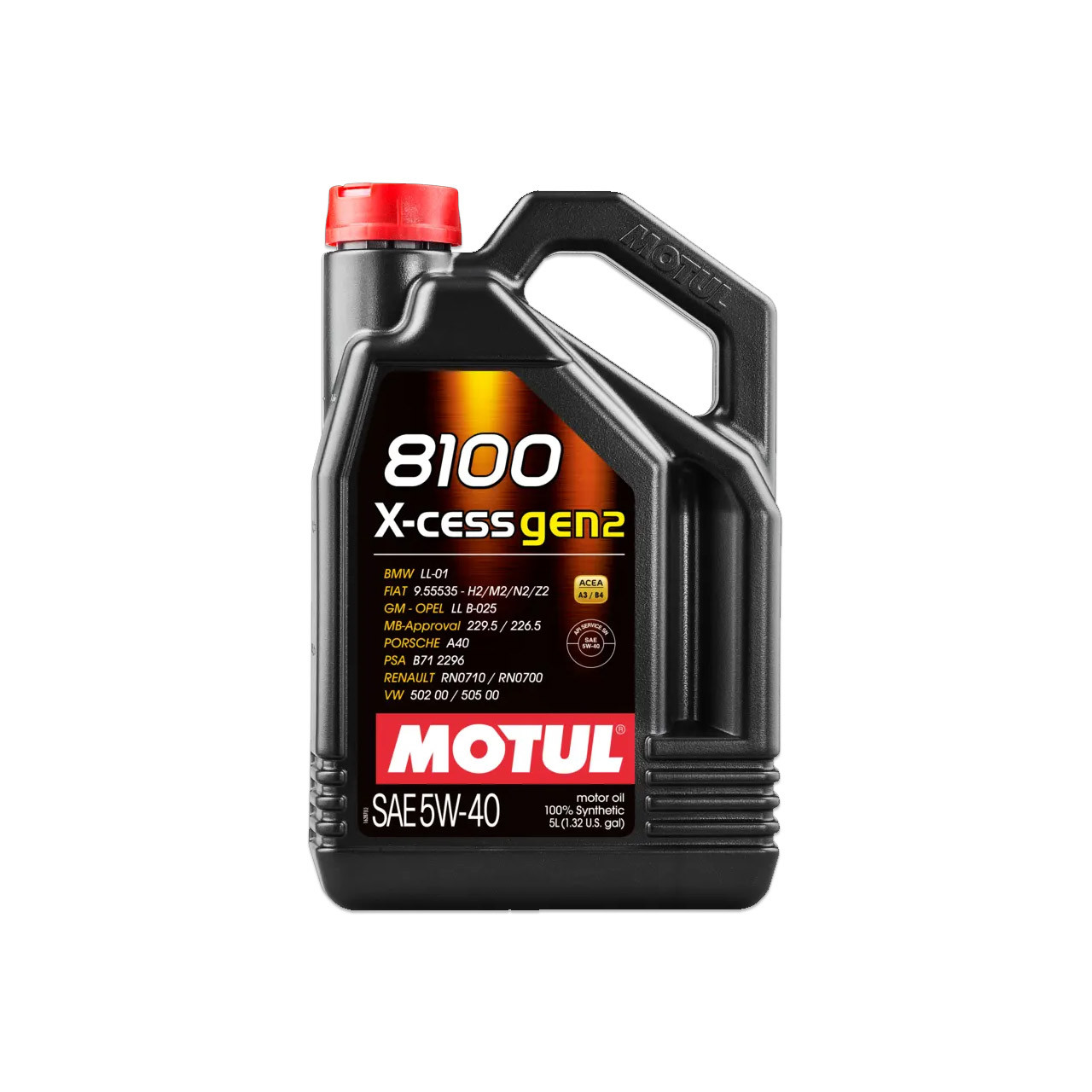 IAG MOTUL 5L 5W40 8100 X-CESS (Built Engine) Oil Change Package