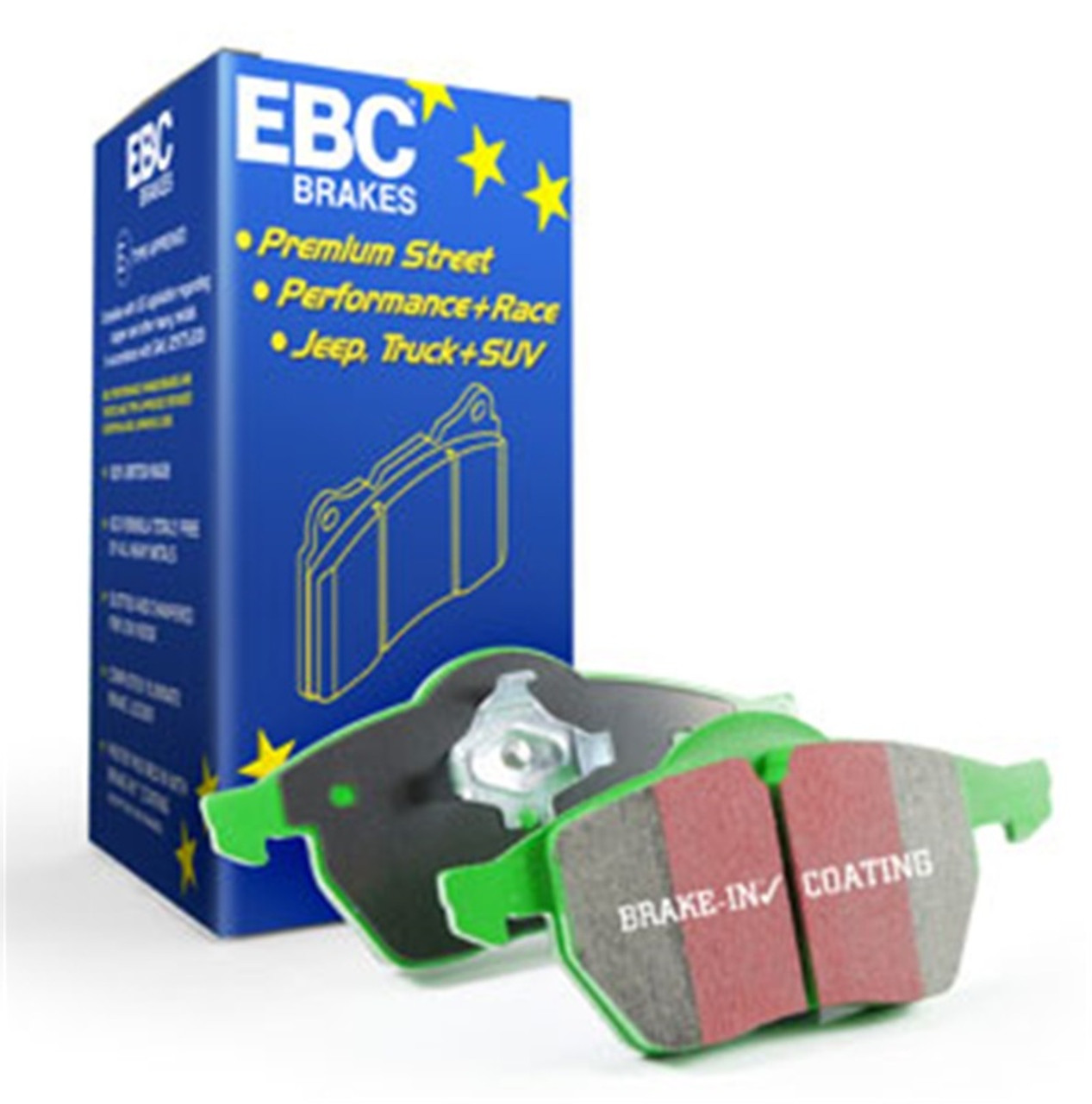 EBC 04-06 Saab 9-2X 2.0 Turbo Greenstuff Front Brake Pads - Packaging