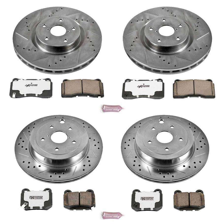 Power Stop 08-14 Subaru Impreza Front & Rear Z26 Street Warrior