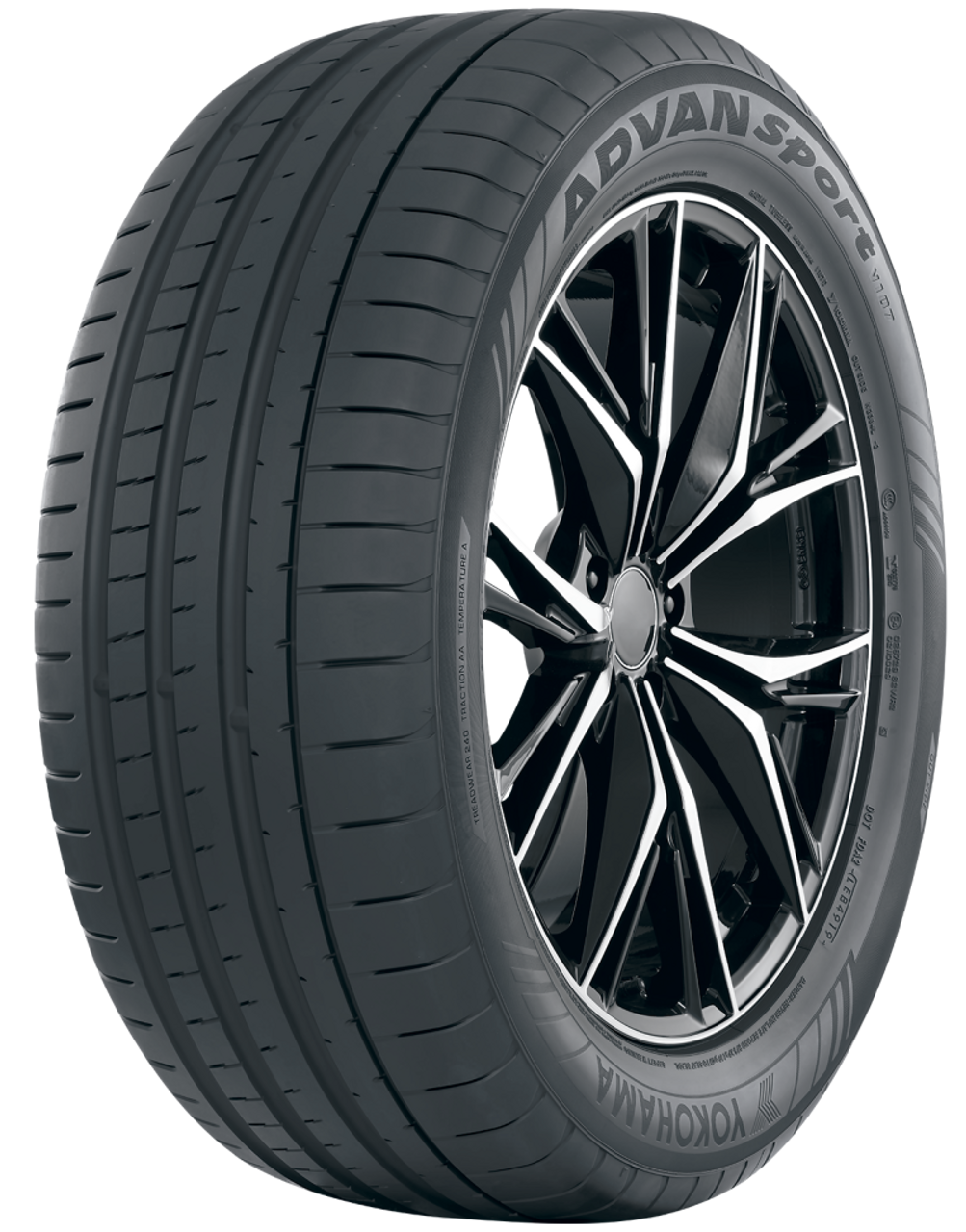 Yokohama Advan Sport V107 Tire - 235/45ZR18