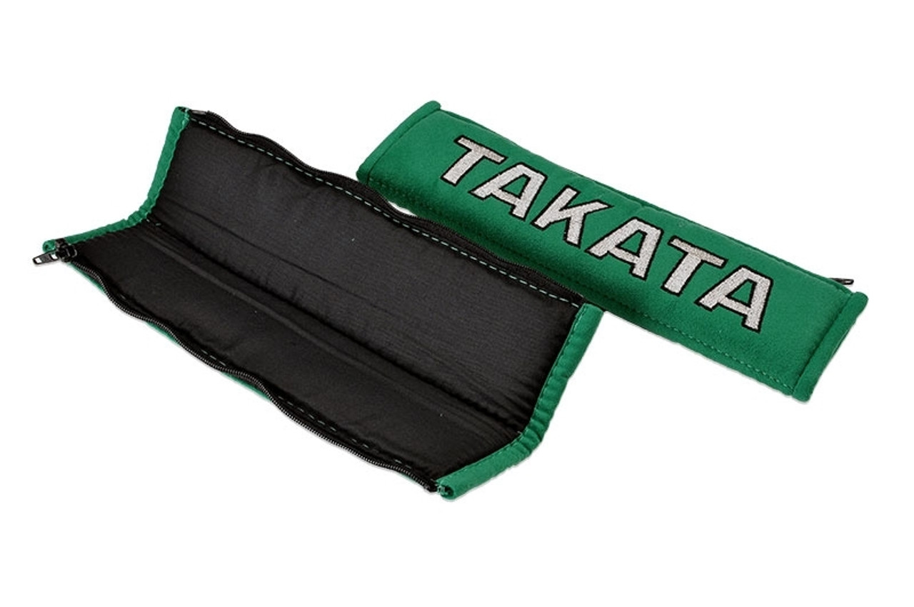 TAKATA 2" Shoulder Belt Pads in Green - Open