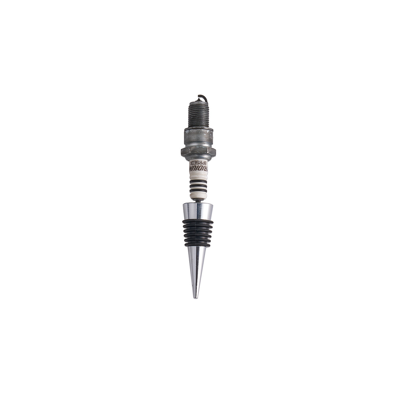 Garage Girls Spark Plug Wine Stopper - Angle 1