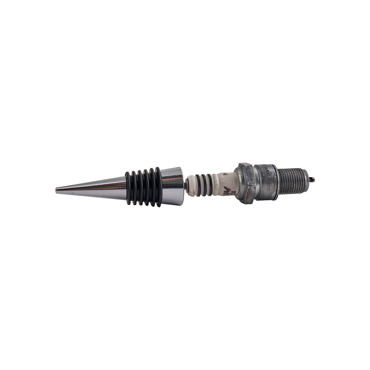 Garage Girls Spark Plug Wine Stopper - Angle 2