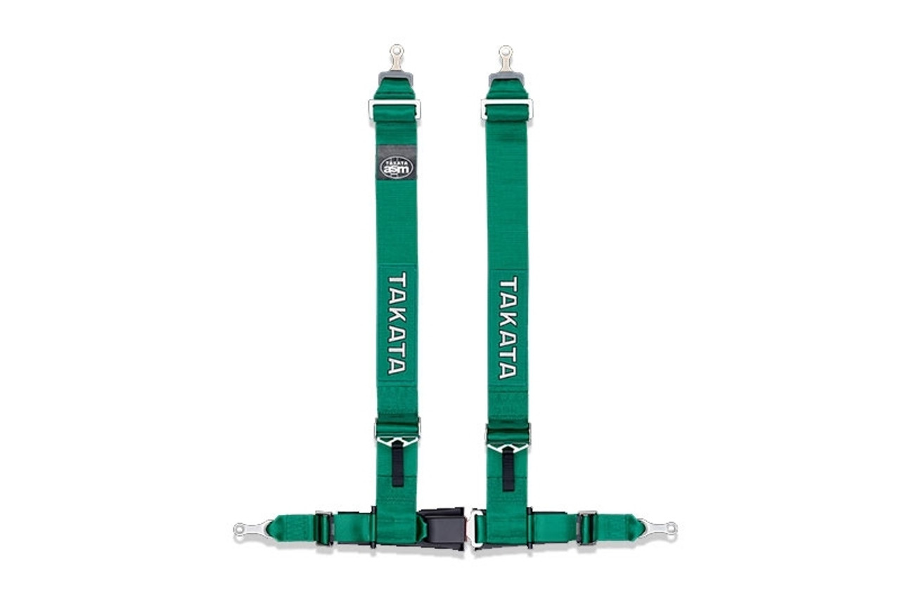 TAKATA Drift III "Bolt-On" Street Oriented 4 Point Harness in Green