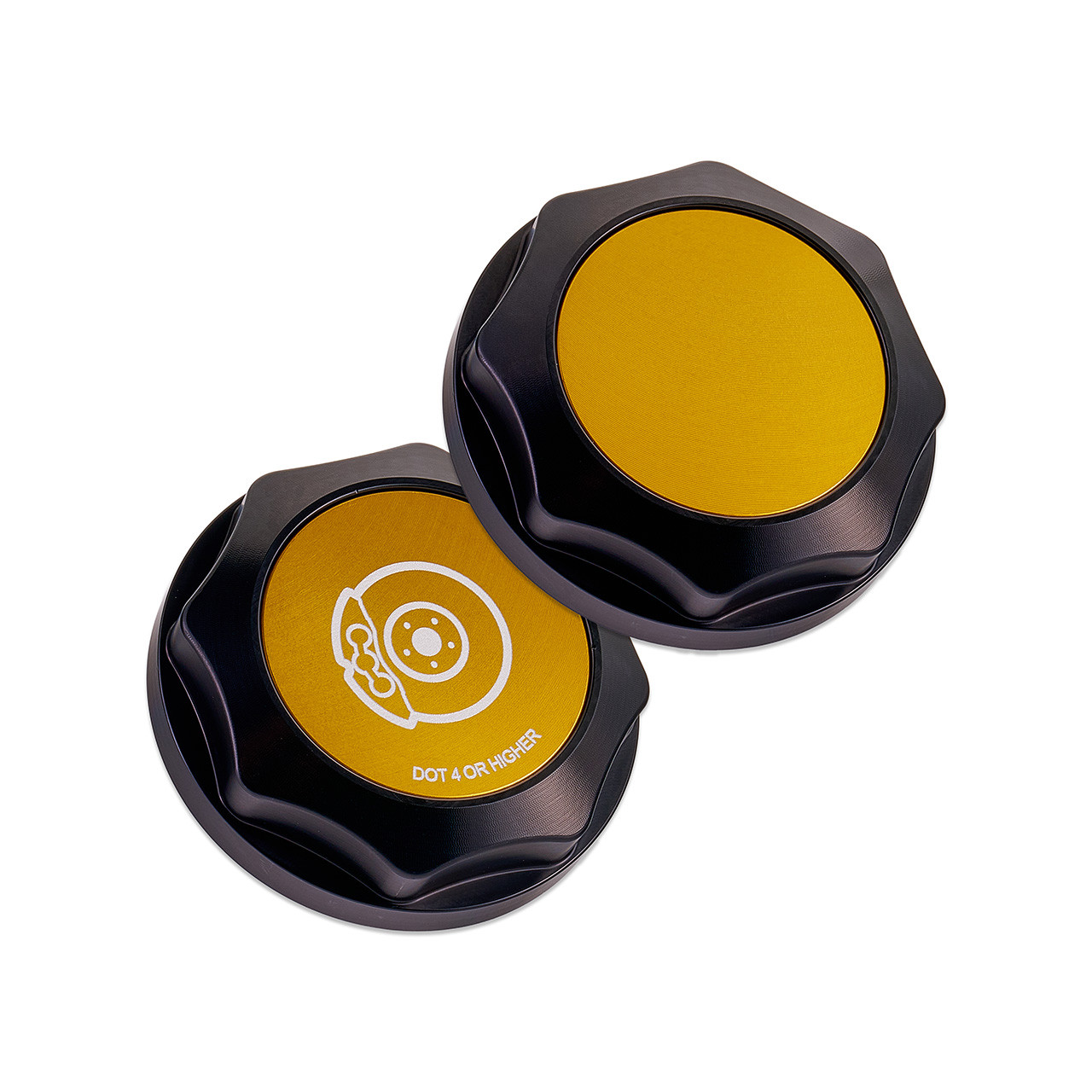 IAG Revolve Brake Fluid Reservoir Cap w/ Anodized Color Accent for