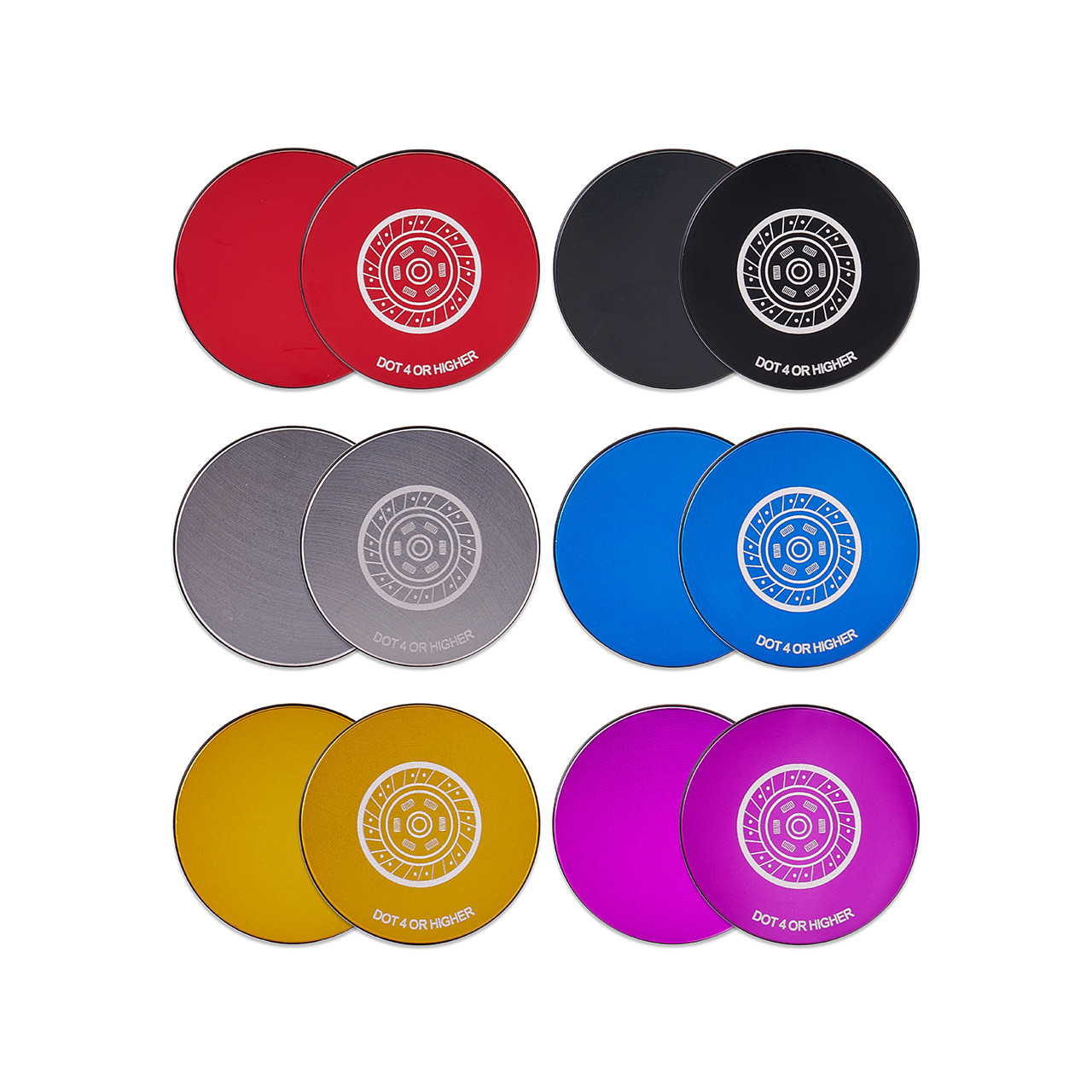 IAG Revolve Clutch Fluid Reservoir Cap w/ Anodized Color Accent for WRX STI - Colors
