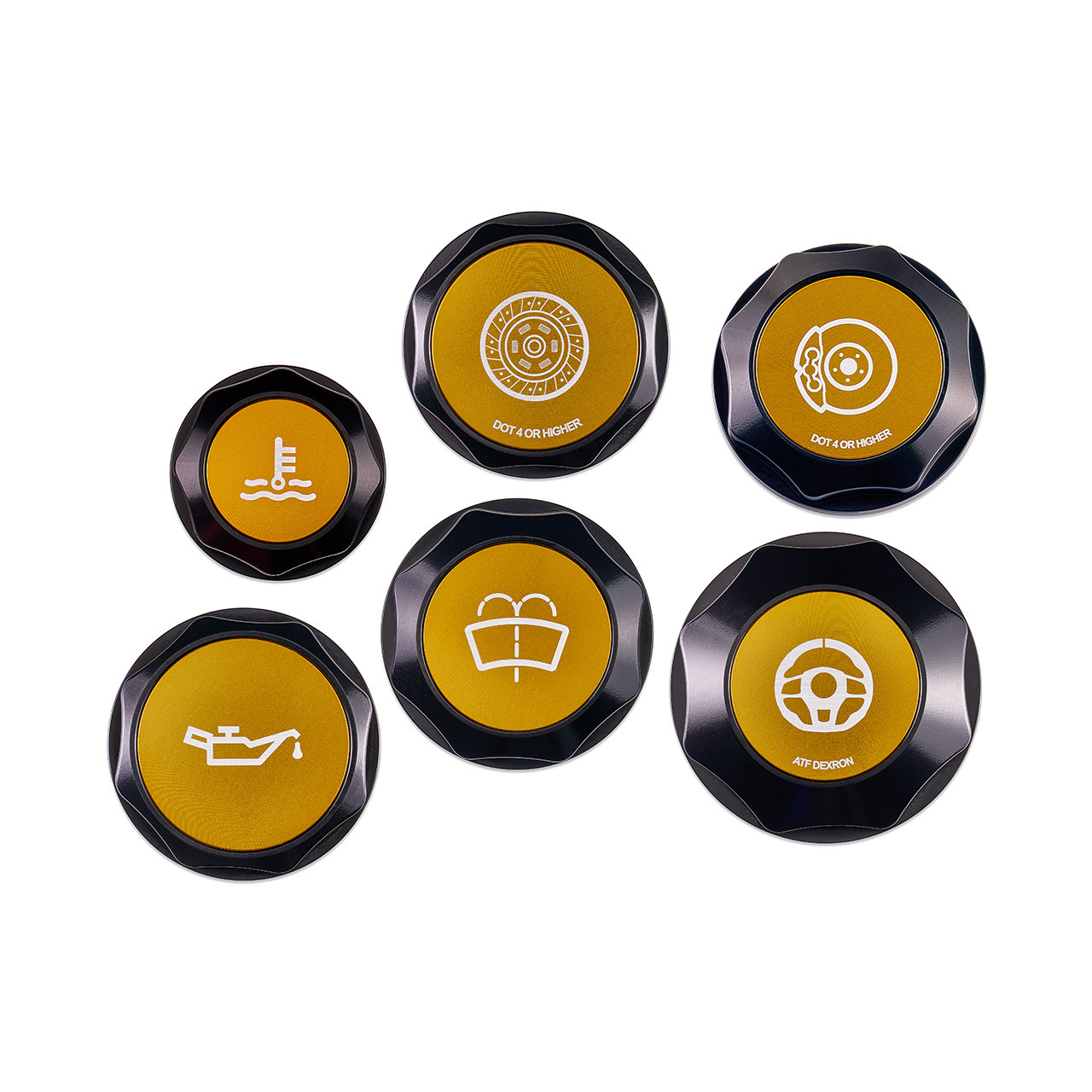 IAG Revolve Engine Bay Dress-Up Cap Kit for 02-07 WRX, 04-07 STI