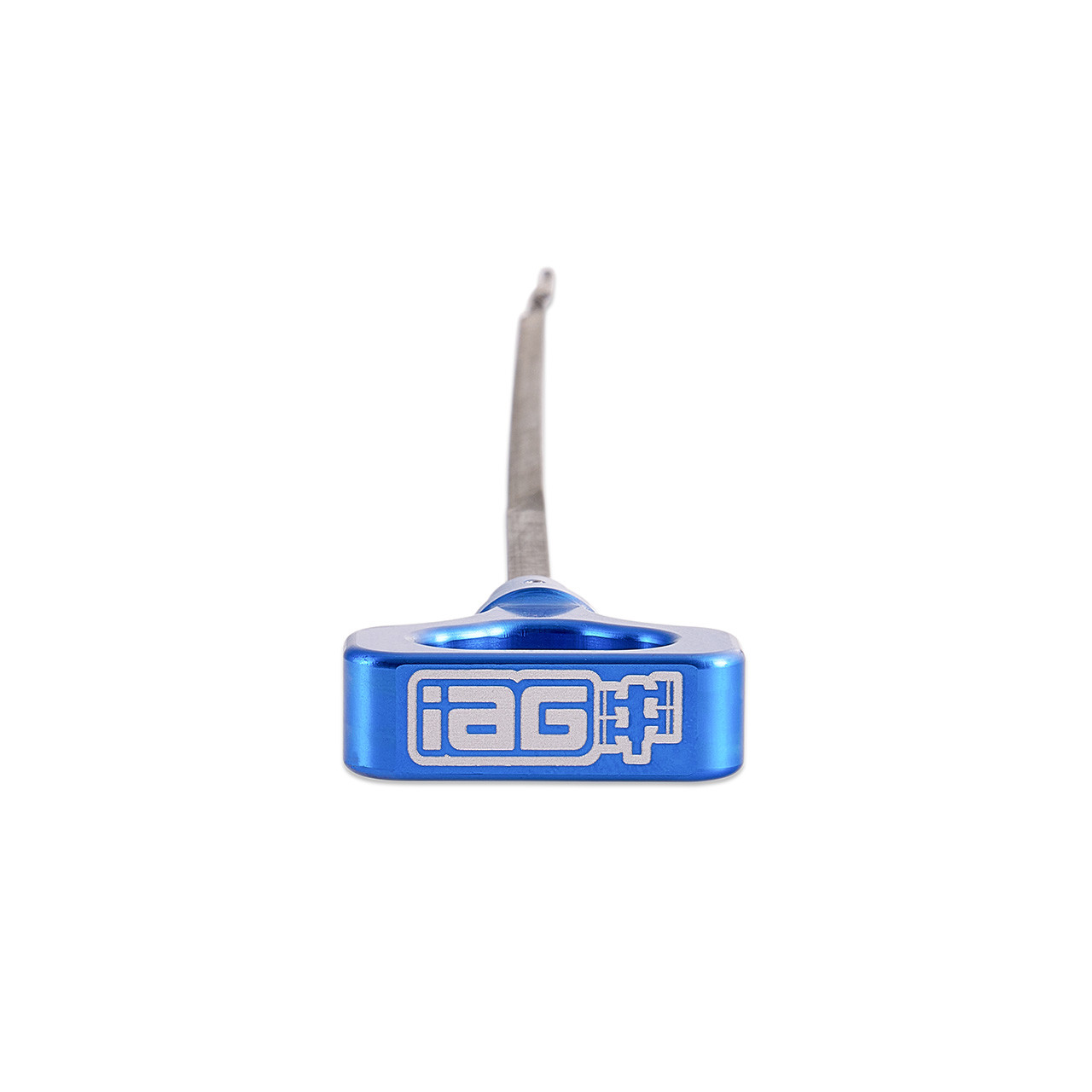 IAG Dipstick With Billet Anodized Handle For 2006-14 WRX, 04-21 STI, 06-09 LGT, 06-13 FXT - Blue 2