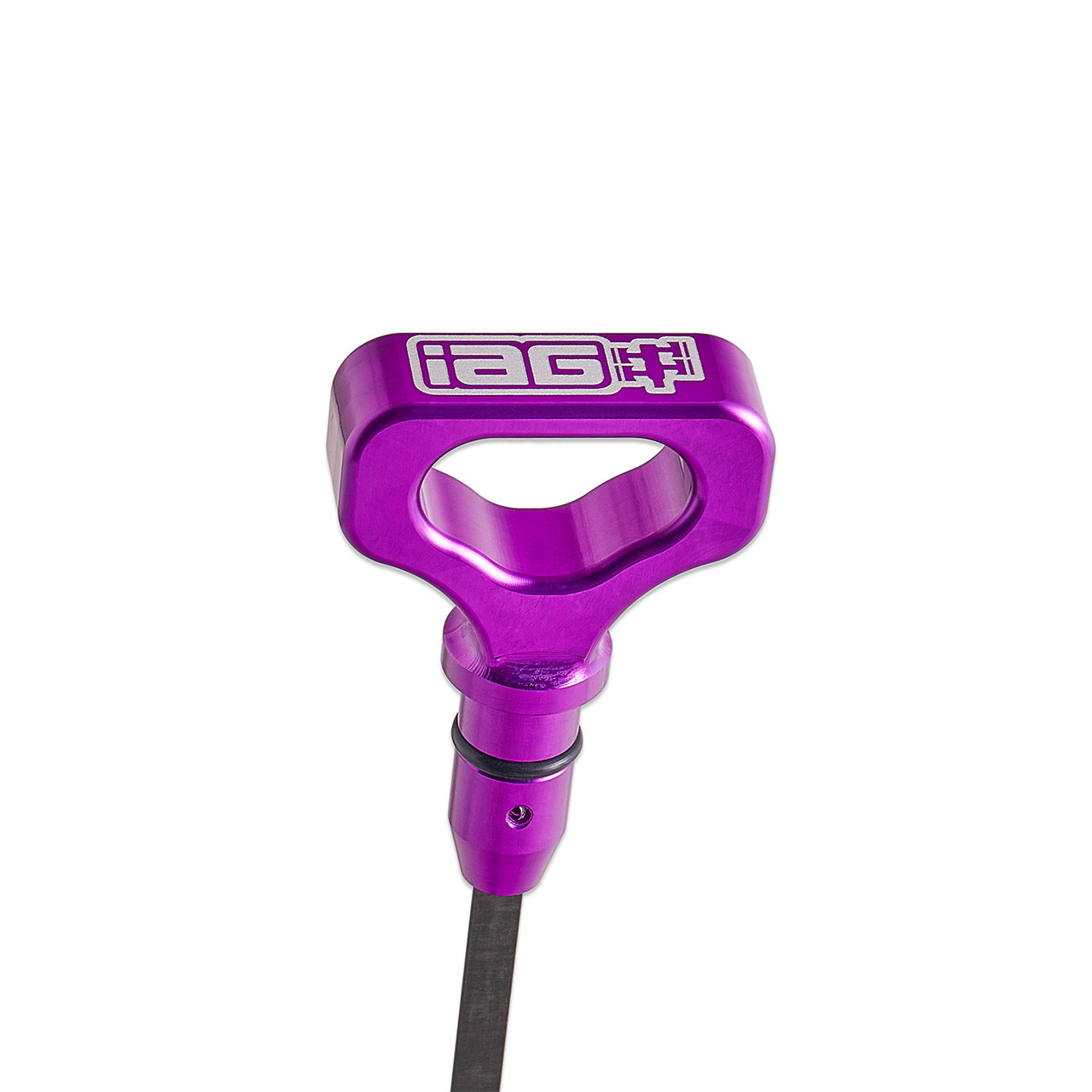 IAG Dipstick With Billet Anodized Handle For EJ 2.5L 2006-14 WRX, 04-21 STI, 06-09 LGT, 06-13 FXT - Purple