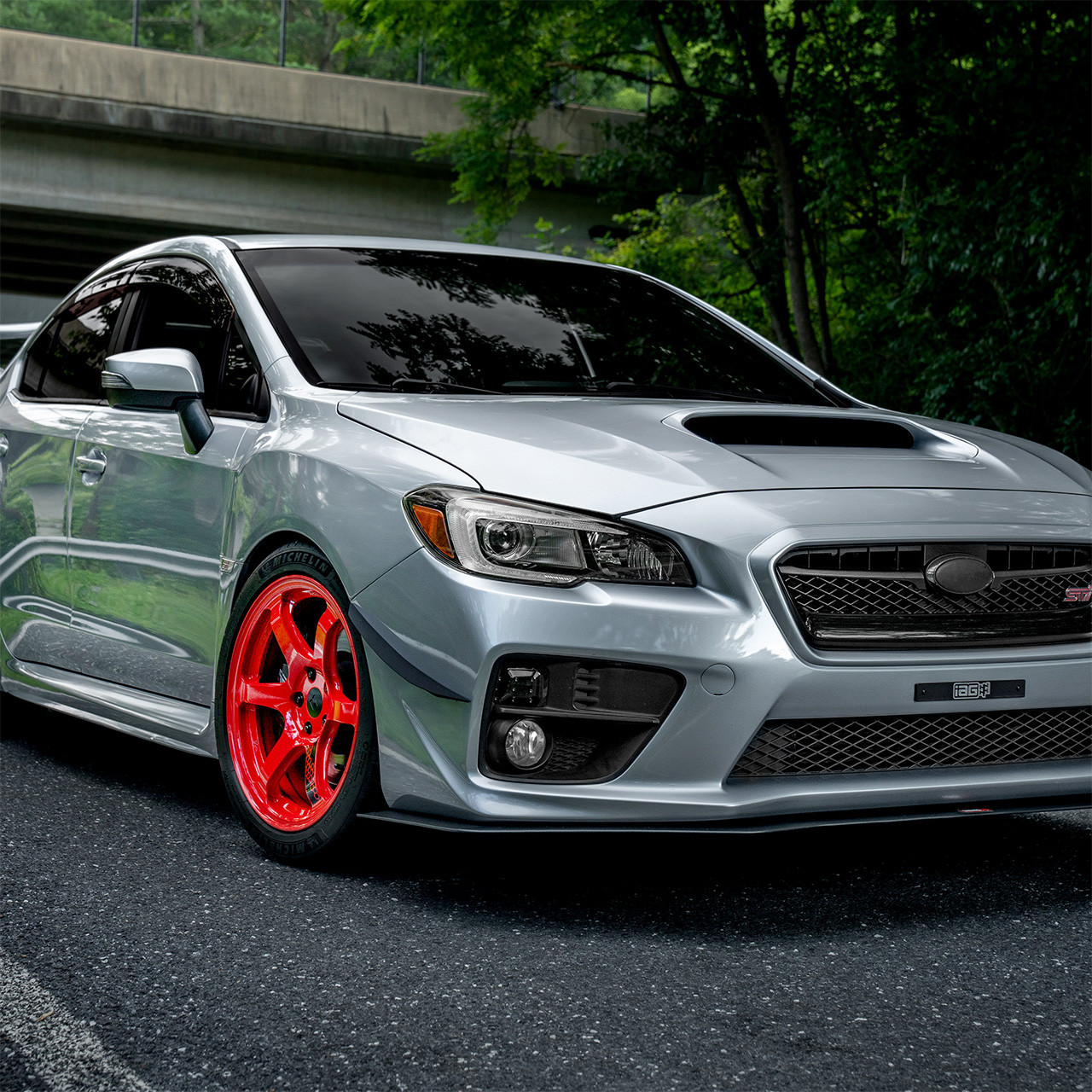 IAG Single Canard Kits For 2015-2021 VA Subaru WRX & STI - Installed 3