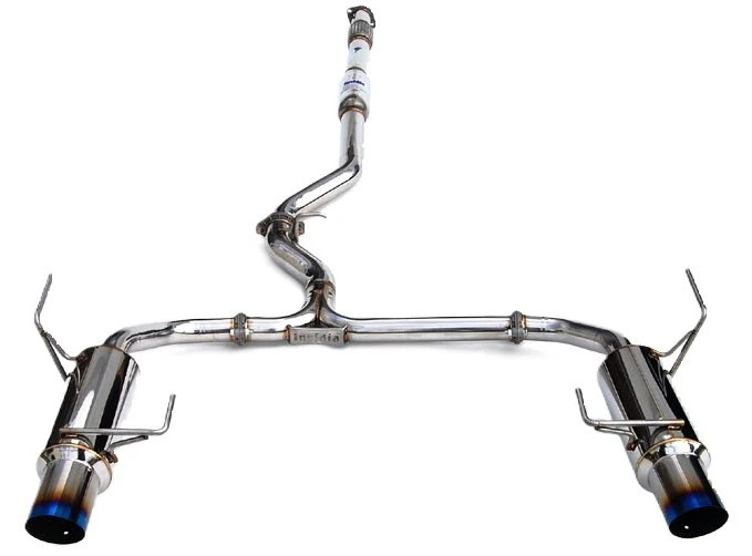 Invidia 10-12 Subaru Legacy GT Dual N1 Single Layer Titanium