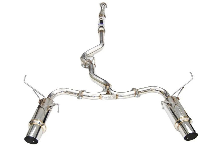Invidia 08+ Subaru WRX/STI 4dr N1 Twin Outlet Single Layer Tip SS