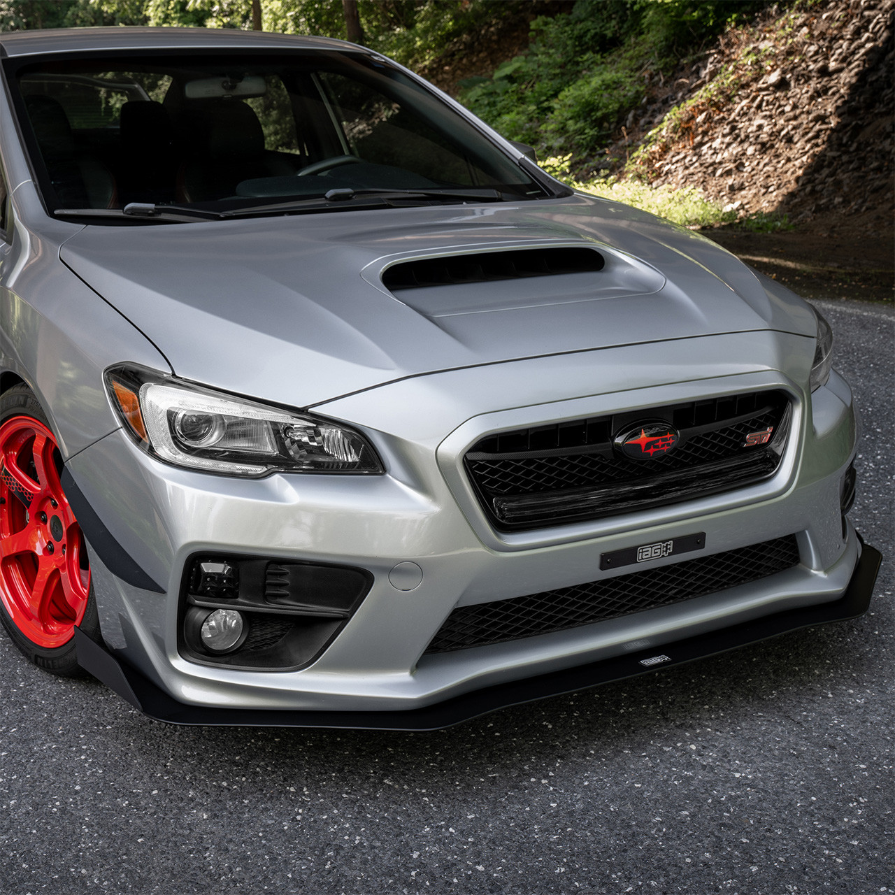 IAG Bent Endplate Winglets For 2015-21 Subaru WRX & STI - Installed 1