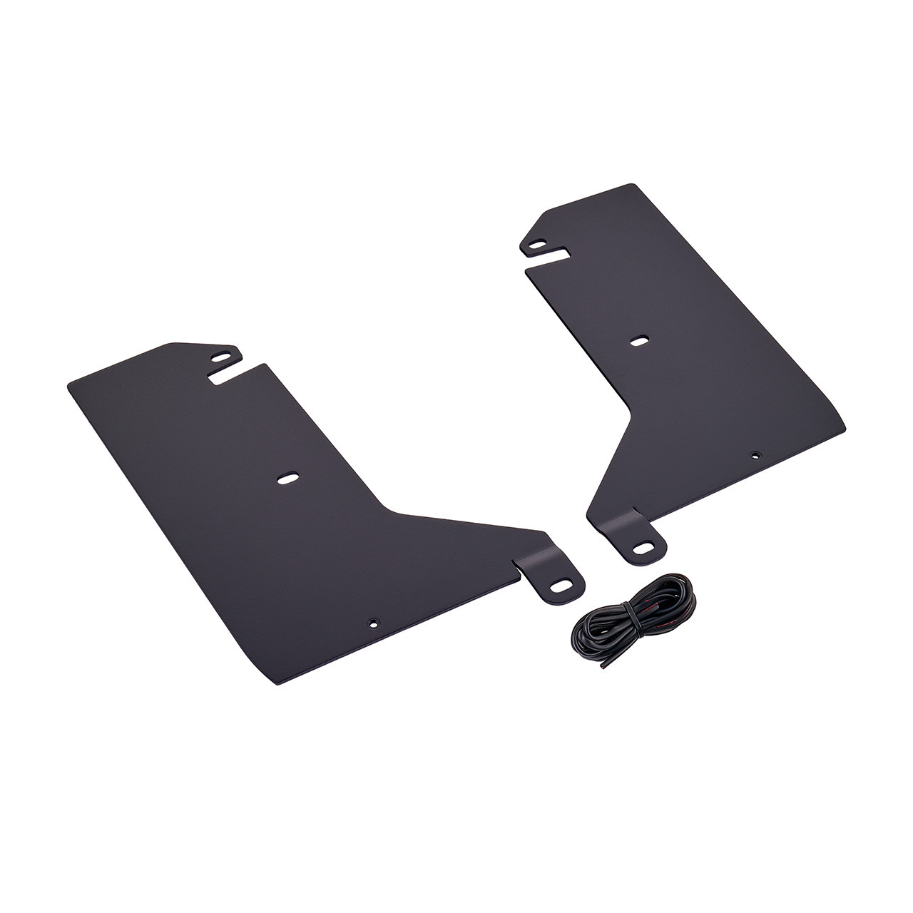 IAG Straight Endplate Winglets For 2015-21 Subaru WRX & STI - Matte Black Layout