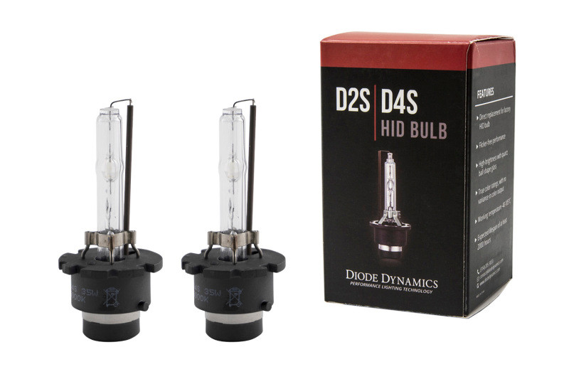 Diode Dynamics Replacement OEM HID Bulbs for 2015-19 Subaru Legacy - Pure White (Pair) - DD1048P - Packaging