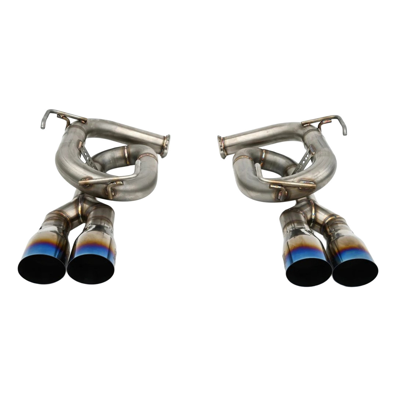 Invidia Twin Loop 3.5in. Single Layer T.I Tip Axle-Back Exhaust For 2022+ Subaru WRX