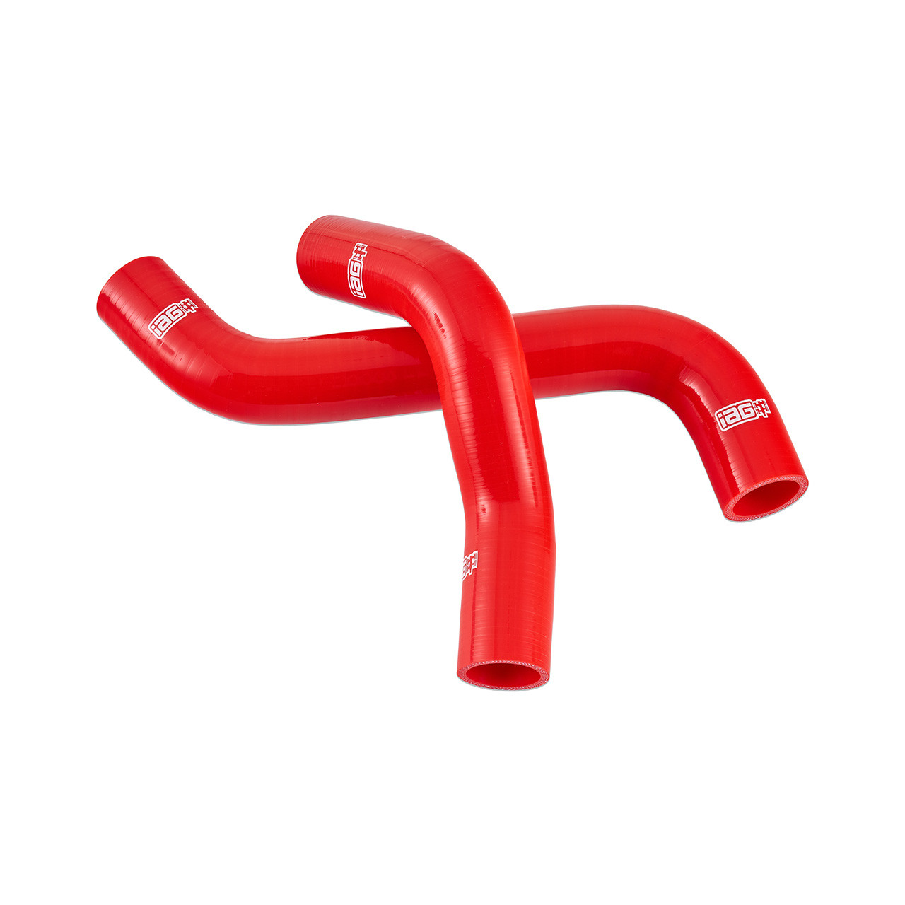 IAG Silicone Upper & Lower Radiator Hose Kit For 2022-26 WRX - Red