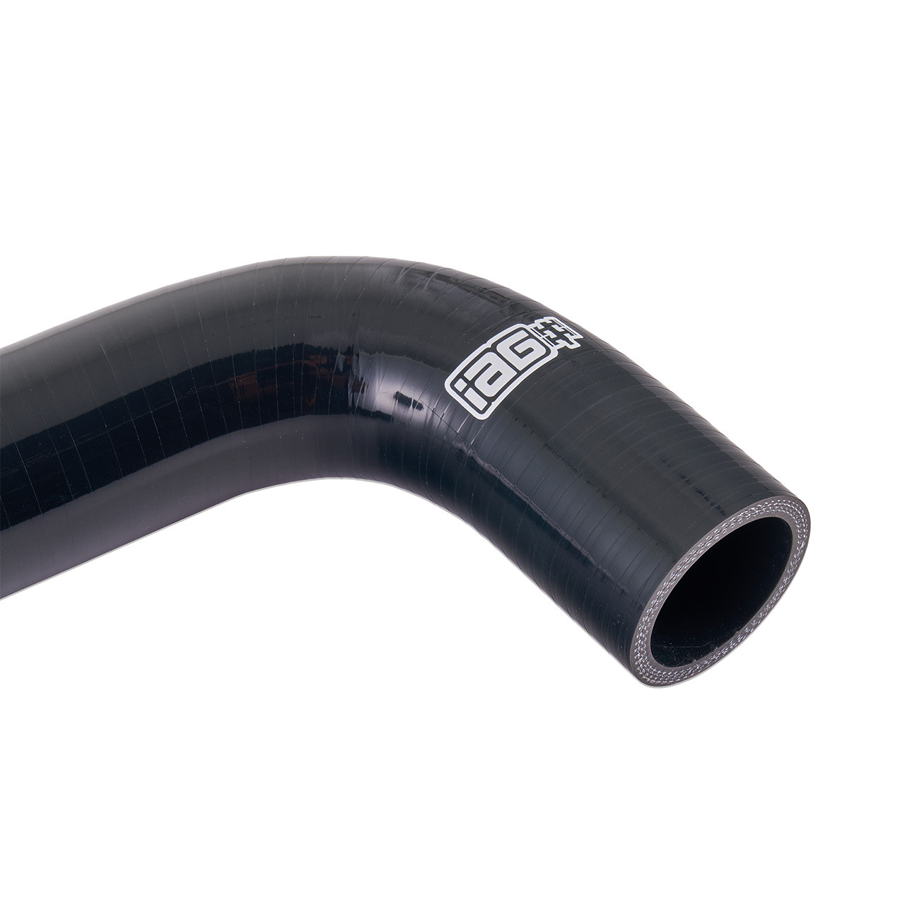 IAG Silicone Upper & Lower Radiator Hose Kit For 2022-26 WRX - Black Close-up