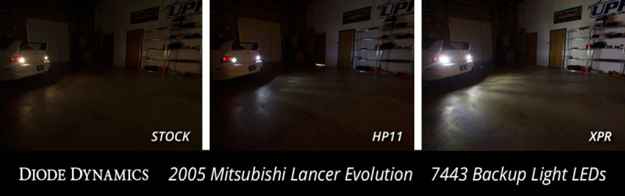 Diode Dynamics Backup LEDs For 2011-14 Subaru WRX STI Wagon - Cool - White (Pair) - DD0386P - Comparison