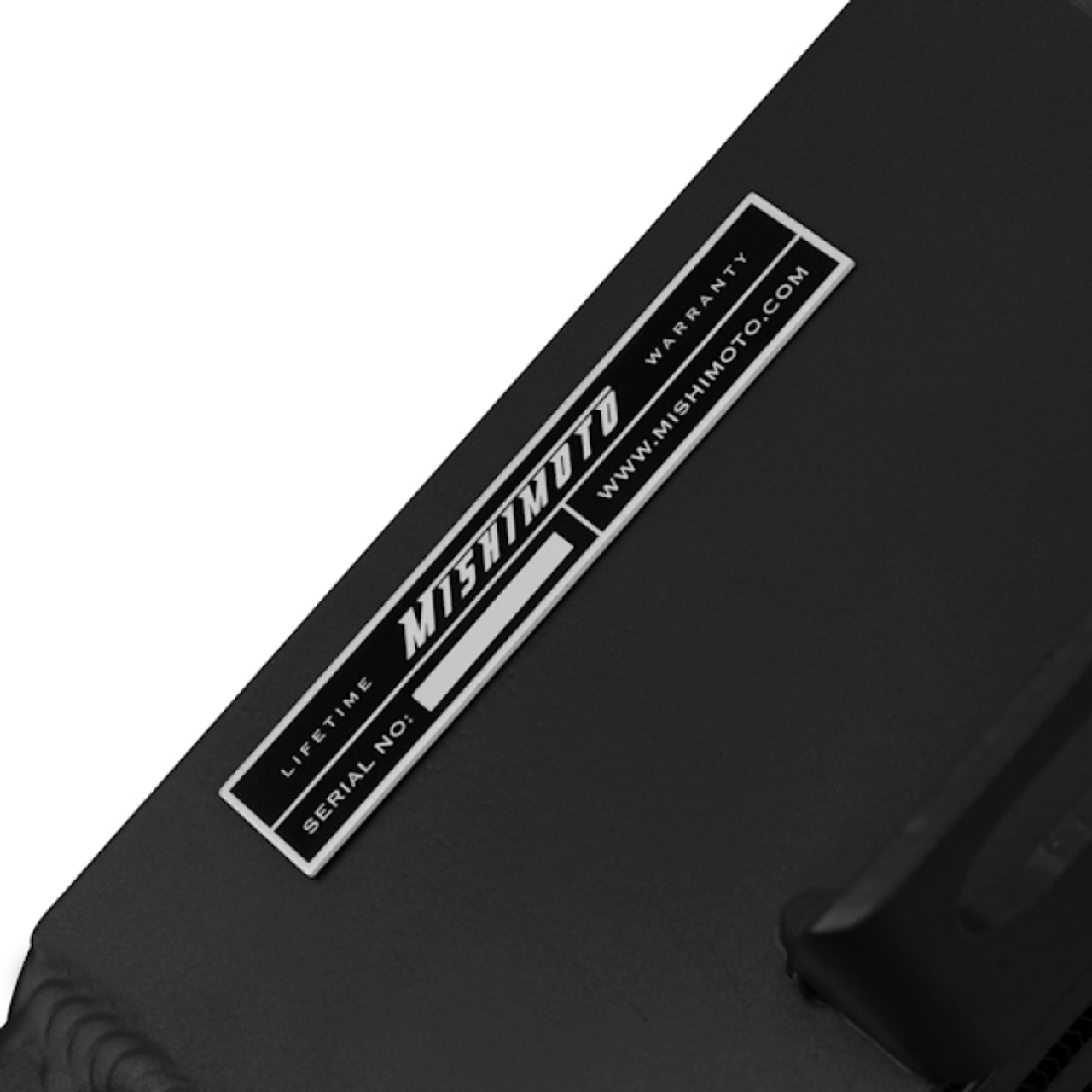 Mishimoto Subaru 02-07 WRX/04-07 STi Top-Mount Intercooler Kit - Powder Coated Black & Black Hoses - MMTMIC-WRX-01BKBK - Close-up 2