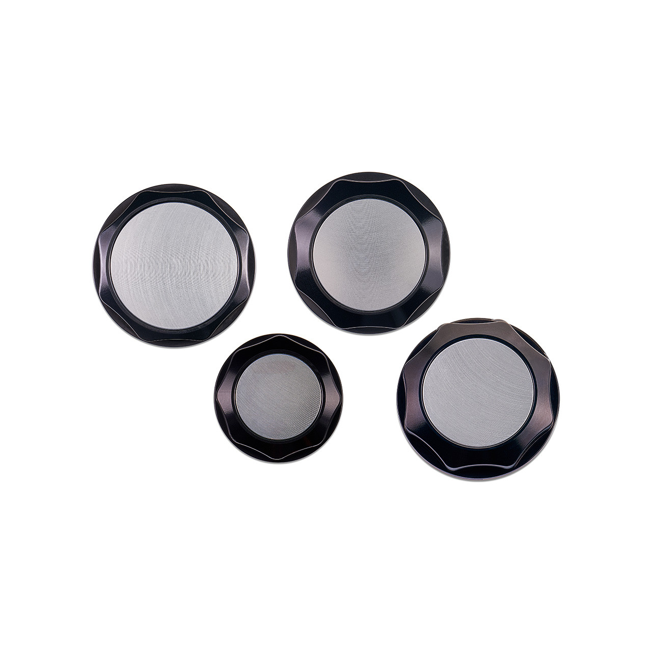 IAG Revolve Engine Bay Dress-Up Cap Kit for 22-26 WRX - Silver Set Back